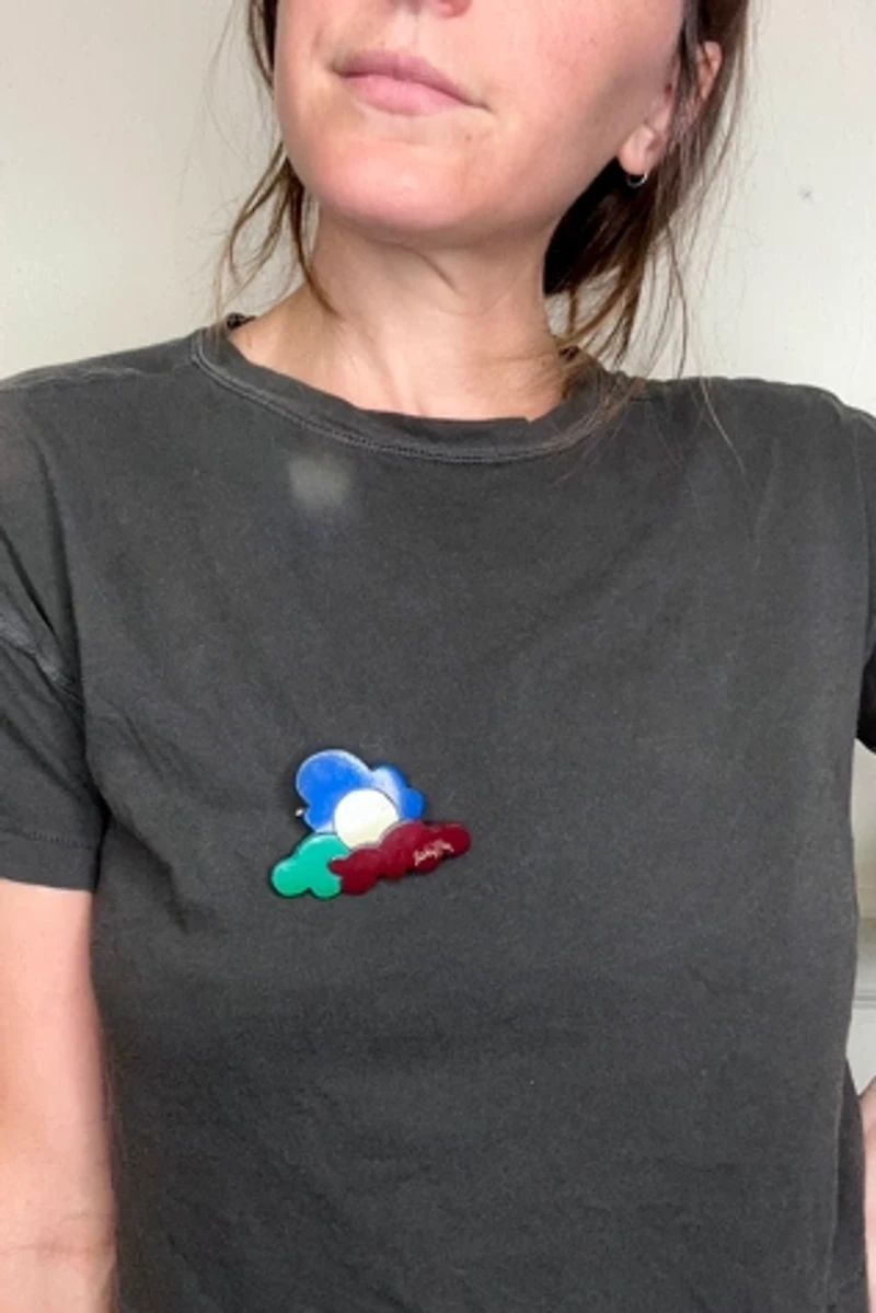 Deadstock 1970s Schiffer Cloud Pin Selected by Cherry