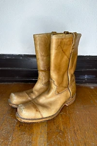 1970s Square Toe Western Boots Selected by Cherry