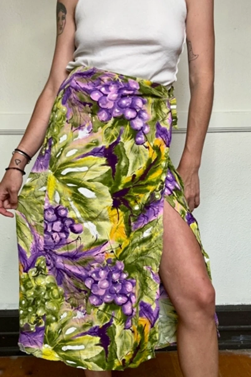 1980s Jams World Wrap Skirt Selected by Cherry