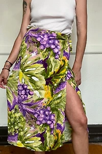 1980s Jams World Wrap Skirt Selected by Cherry