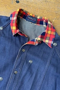 1960s Denim Jacket with Swing Dancer Appliqué Selected by Cherry