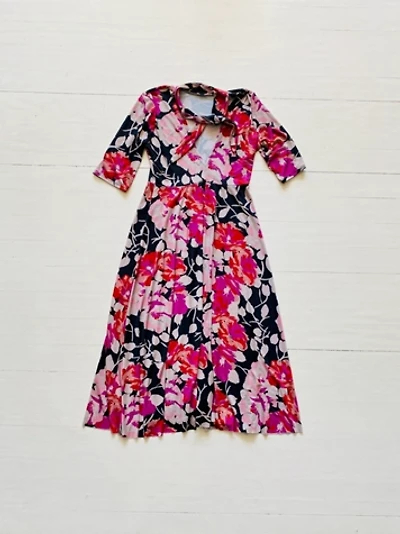 Vintage Rose Print Dress Selected by Atlantic Vintage