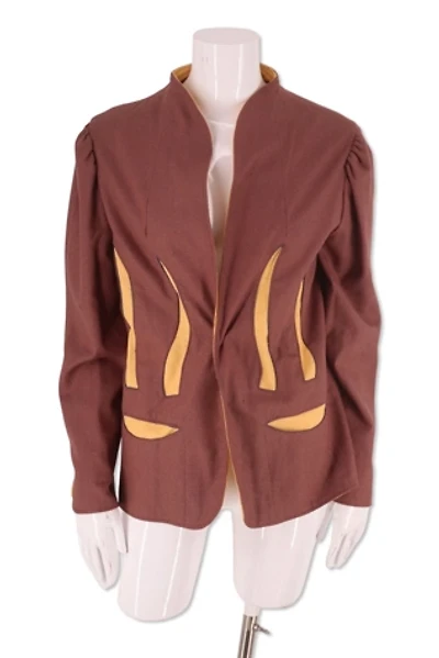 1970s Raw Silk Sunray Jacket Selected By Ritual Vintage