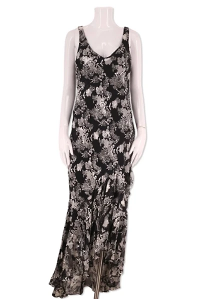 1990s Bias Cut Beaded Floral Dress Selected By Ritual Vintage