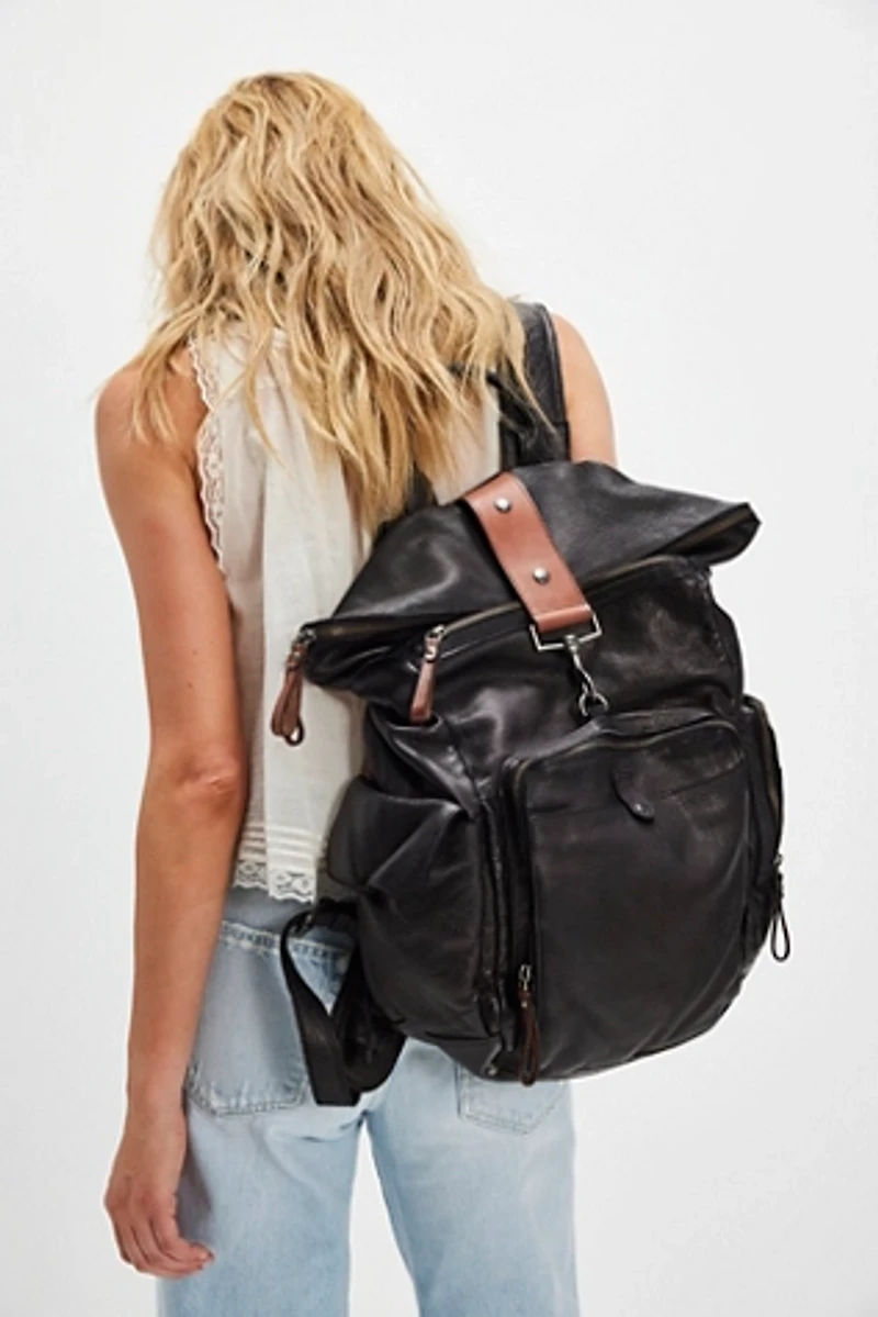 Brigade Leather Backpack