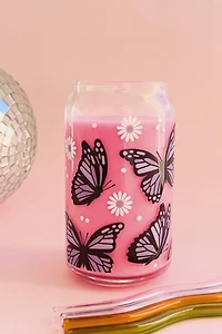 Golden Hour Designs Butterfly Glass Cup