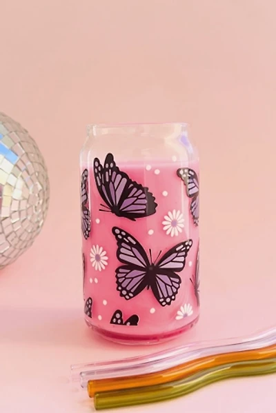 Golden Hour Designs Butterfly Glass Cup
