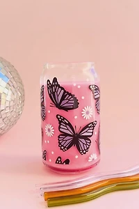 Golden Hour Designs Butterfly Glass Cup