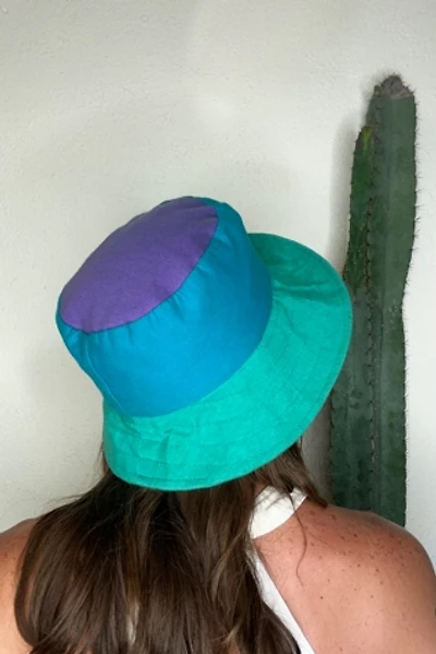 Vintage Color Block Bucket Hat Selected by Grievous Angel Vintage
