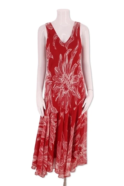 1990s Bias Cut Chiffon Garden Party Dress Selected By Ritual Vintage