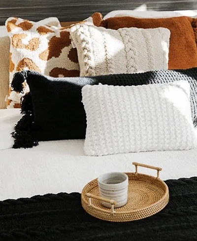 Sunday Citizen Braided Pom Lumbar Pillow