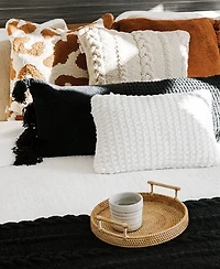 Sunday Citizen Braided Pom Lumbar Pillow