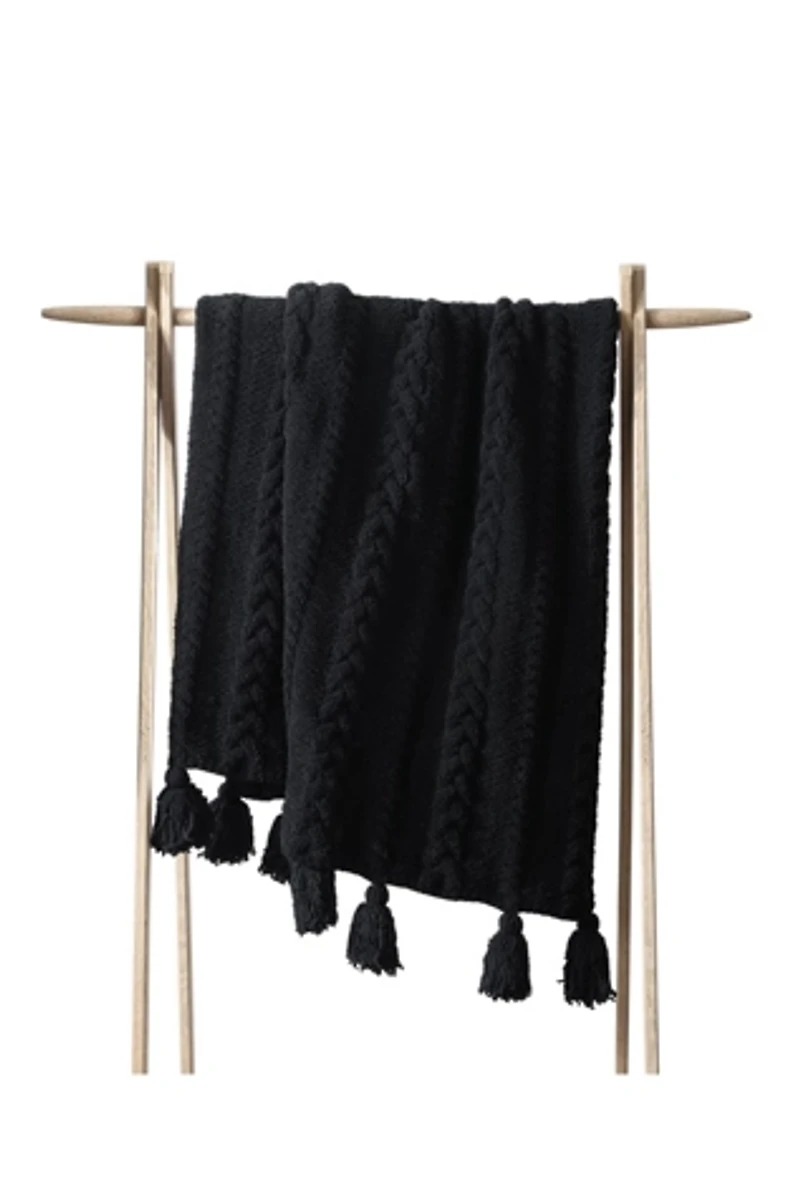 Sunday Citizen Braided Pom Throw