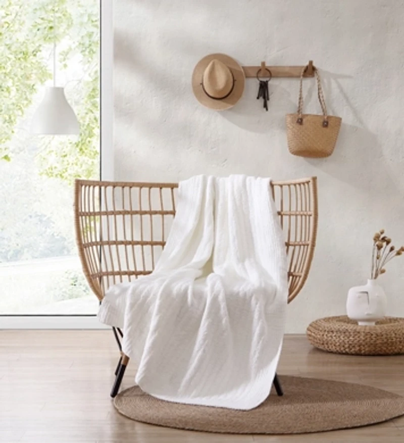 Sunday Citizen Ribbed Lightweight Throw