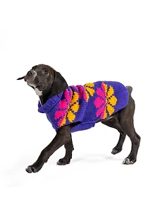 XS Chilly Dog Flower Power Dog Sweater