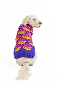 XS Chilly Dog Flower Power Dog Sweater