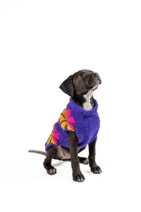 XS Chilly Dog Flower Power Dog Sweater