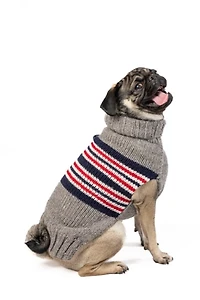 XXS Chilly Dog Charlie Stripe Dog Sweater