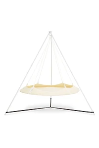 Hangout Pod Circular Family Hammock Bed and Stand Set