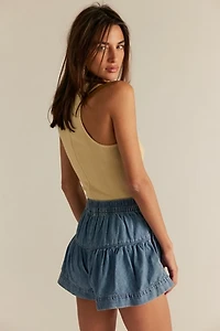 We The Free Fleur Denim Shorts