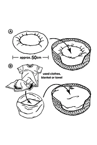 PUEBCO Recycled Braided Pet Bed