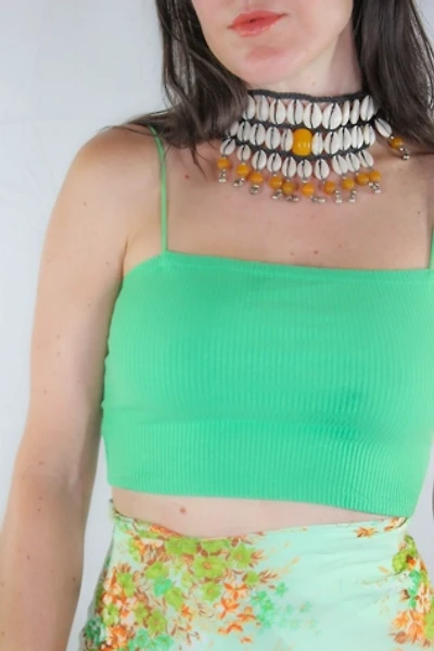 1990s Cowrie Shell Choker Selected By Moons + Junes Vintage