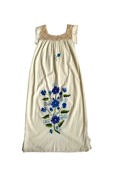 Vintage 1960s Embroidered Gauze Dress Selected by SharpLilTeeth