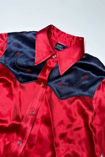 1970s Satin Western Shirt Selected by Cherry
