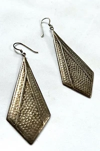 1970s Southwestern Plate Earrings Selected by Cherry