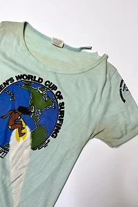Thrashed 1977 Women's World Cup of Surfing Tee Selected by Cherry