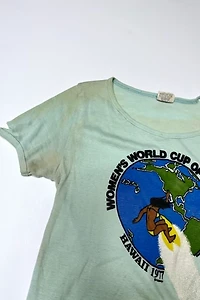 Thrashed 1977 Women's World Cup of Surfing Tee Selected by Cherry