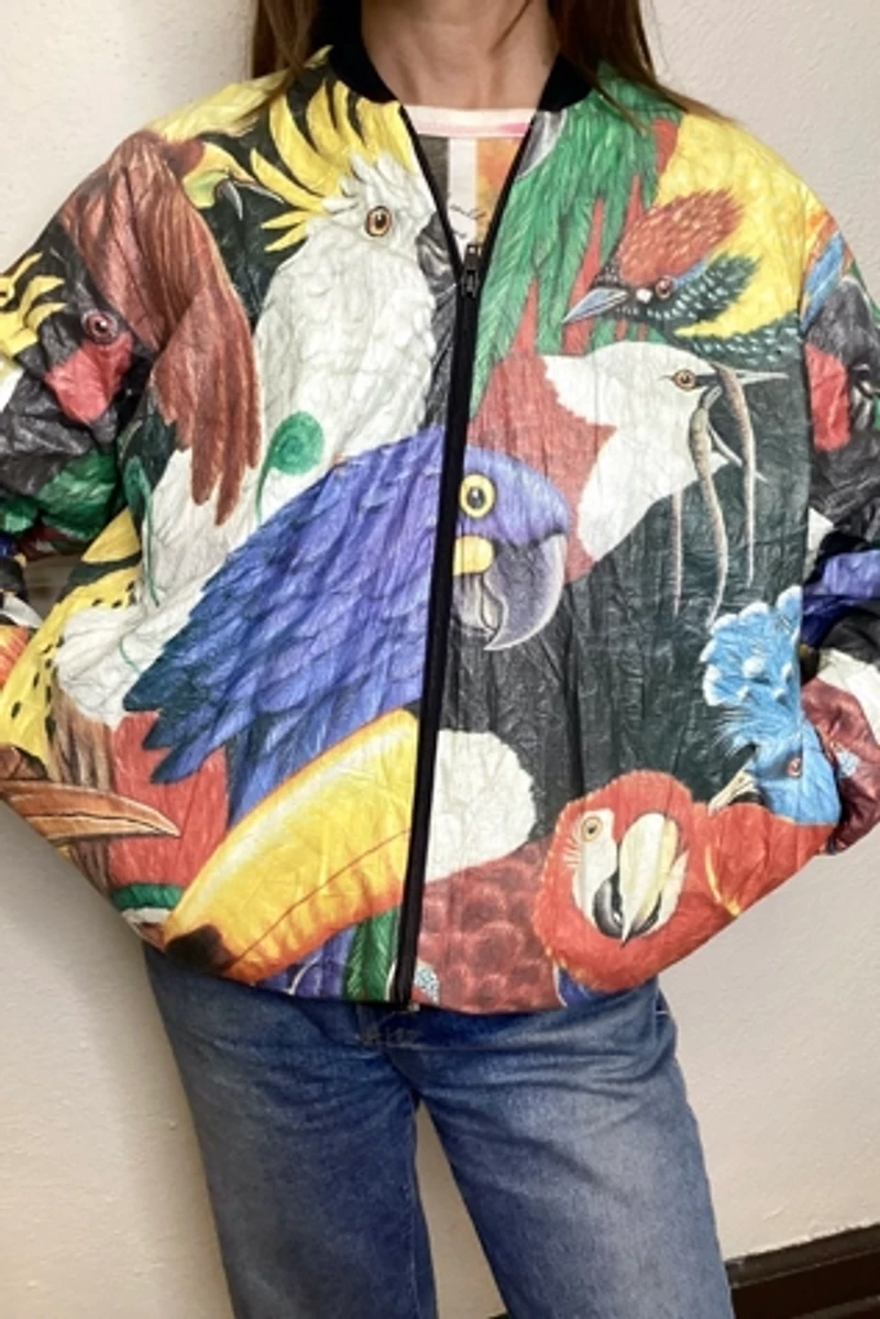 1980s Toucan Print Paper Jacket Selected by Cherry