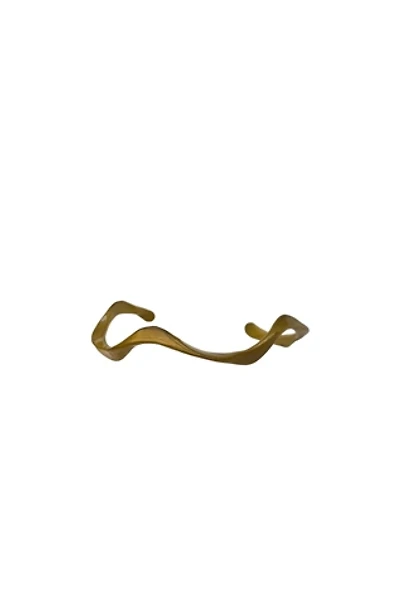 1980s Vintage Abstract Brass Bracelet Selected by BusyLady Baca & The Goods