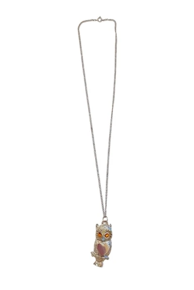 1970s Vintage Owl Heart Necklace Selected by BusyLady Baca & The Goods