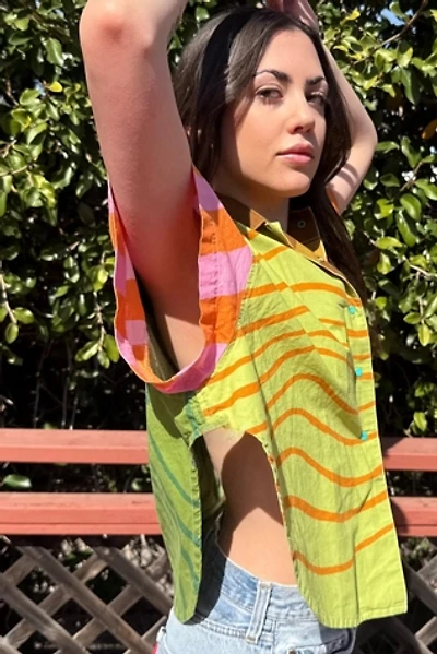 Color Blocked Top Designed Sewn & Selected by Personal Choice