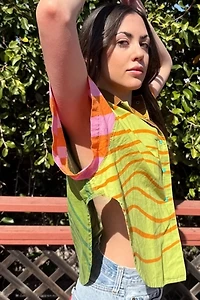 Color Blocked Top Designed Sewn & Selected by Personal Choice