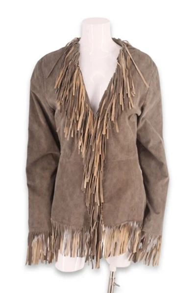 1990s Wilsons Western Fringe Leather Jacket Selected By Ritual Vintage