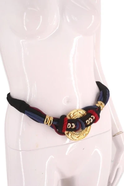 1980s Knotted Rope Statement Belt Selected By Ritual Vintage