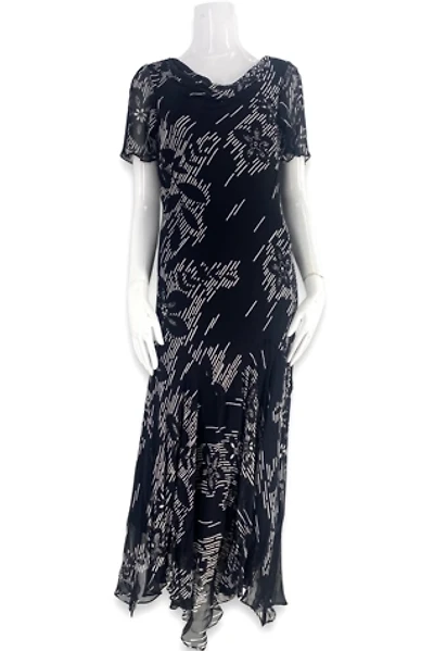 1990s Chiffon Bias Cut Party Dress Selected By Ritual Vintage