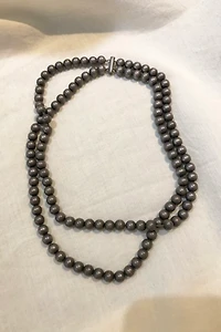 Silver Bench Beads Choker Necklace Selected by The Curatorial Dept.