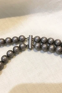 Silver Bench Beads Choker Necklace Selected by The Curatorial Dept.