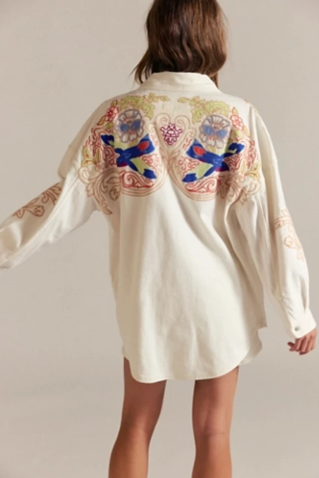 We The Free Take Flight Embroidered Shirt | Pacific City