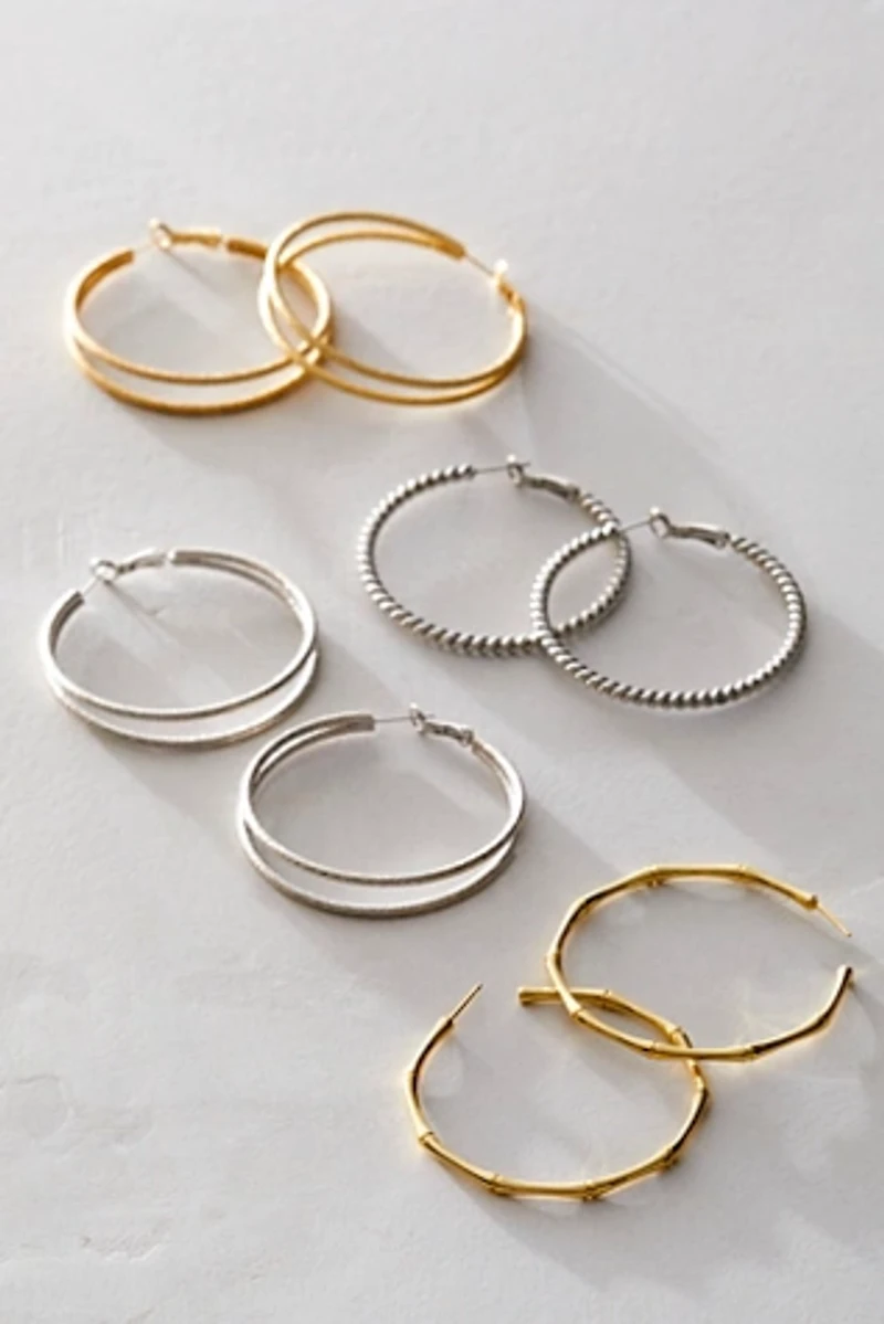 14k Gold Plated Omega Hoops