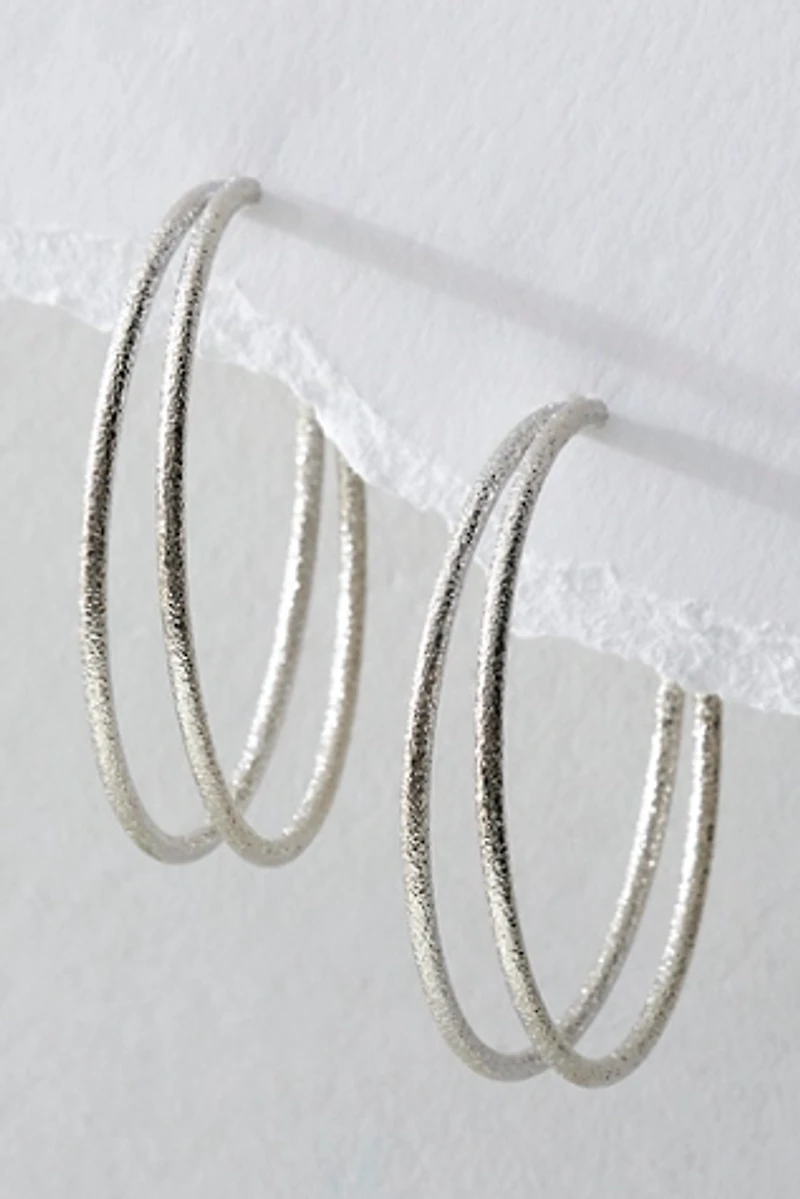 14k Gold Plated Omega Hoops