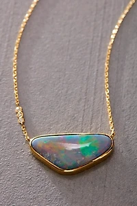 Celine Daoust Opal Triangle Necklace