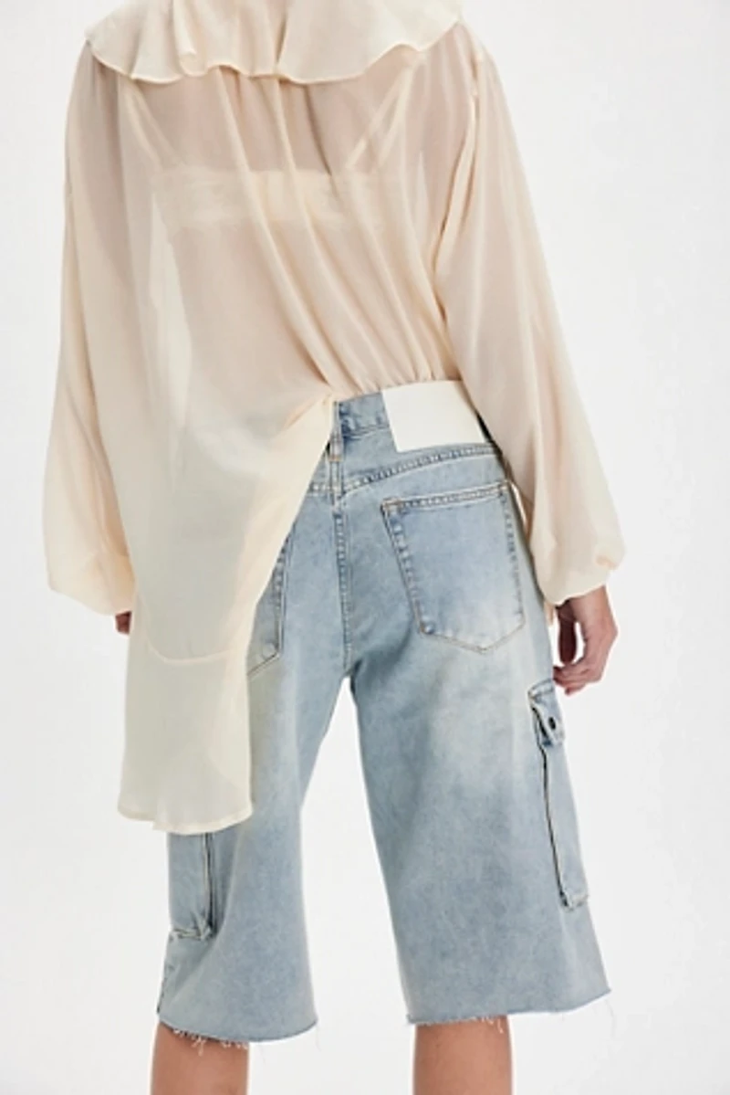 OneTeaspoon Skater Girl Wide-Leg Shorts