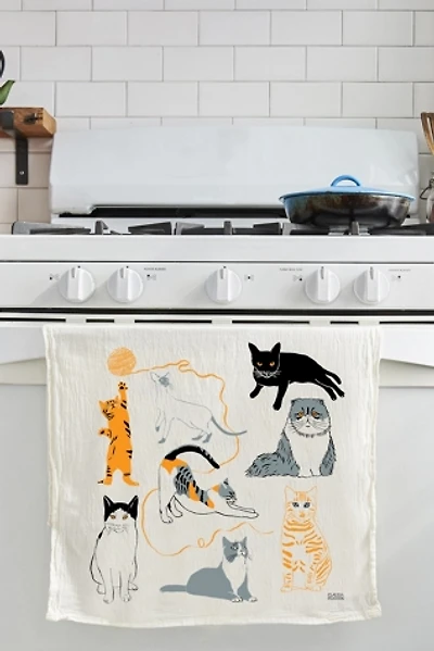 Claudia Pearson Cat Tea Towel