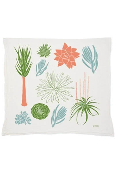 Claudia Pearson Succulent Tea Towel