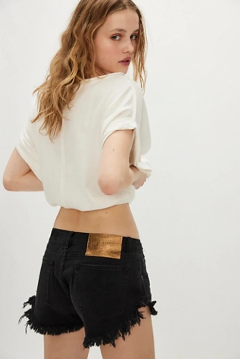 OneTeaspoon Dukes Low-Waist Denim Shorts