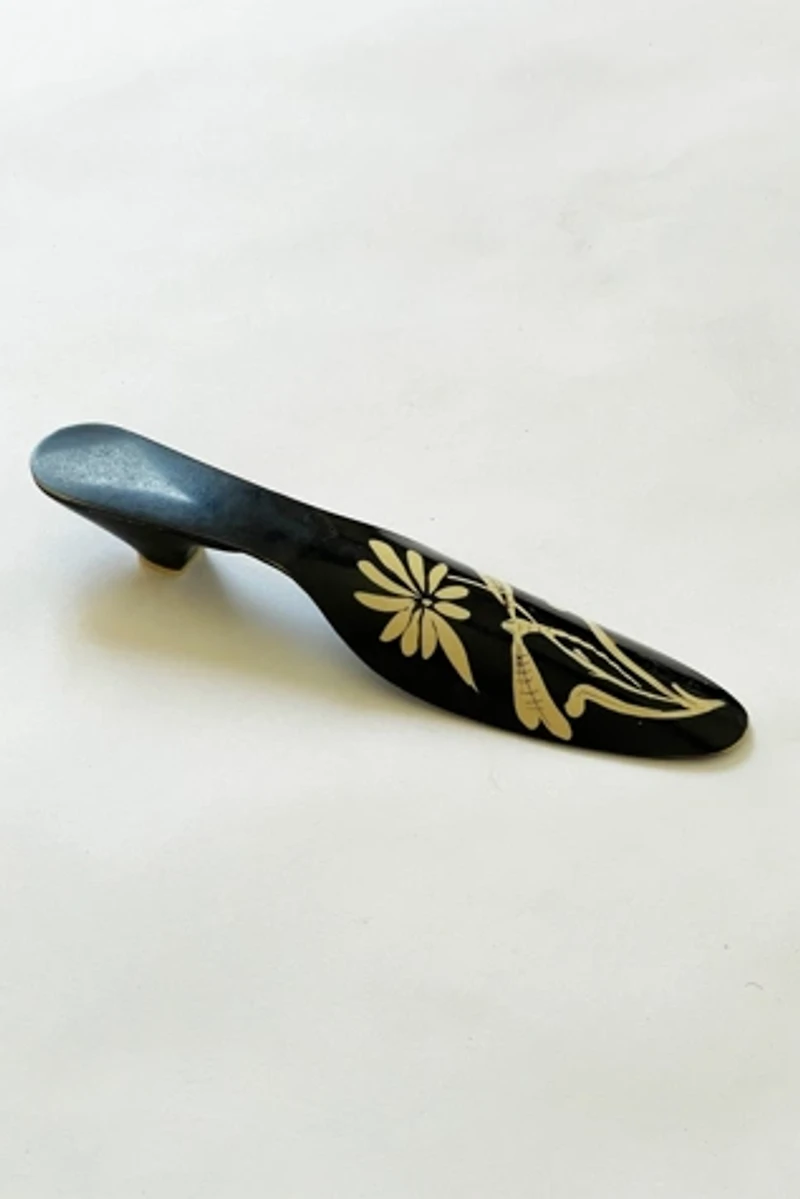 Antique 1920's Celluloid Shoe Horn with Dragonfly Selected by FernMercantile